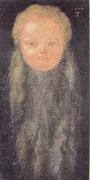 Albrecht Durer Portrait of a boy with a long beard painting